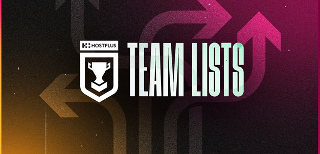 Round 11 Hostplus Cup team lists