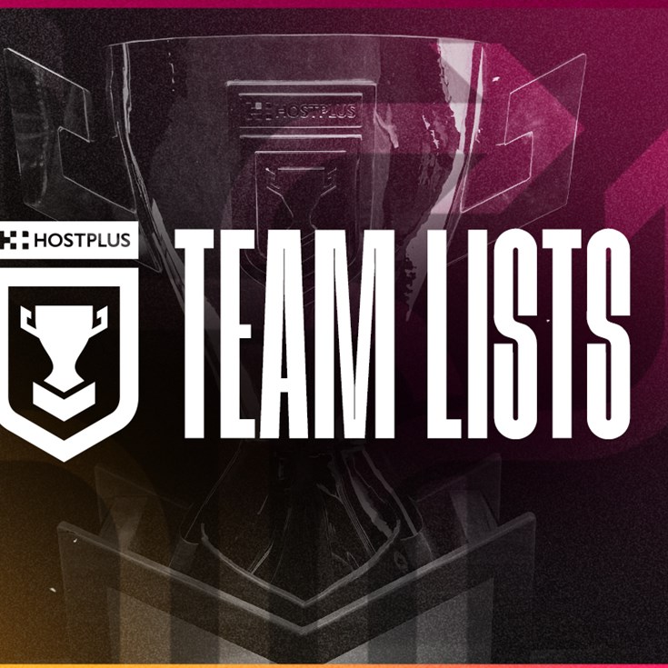 Round 9 Hostplus Cup team lists