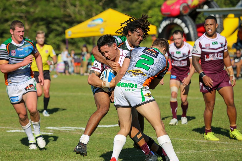 Troy Leo in action for Burleigh Bears. Photo: QRL Media