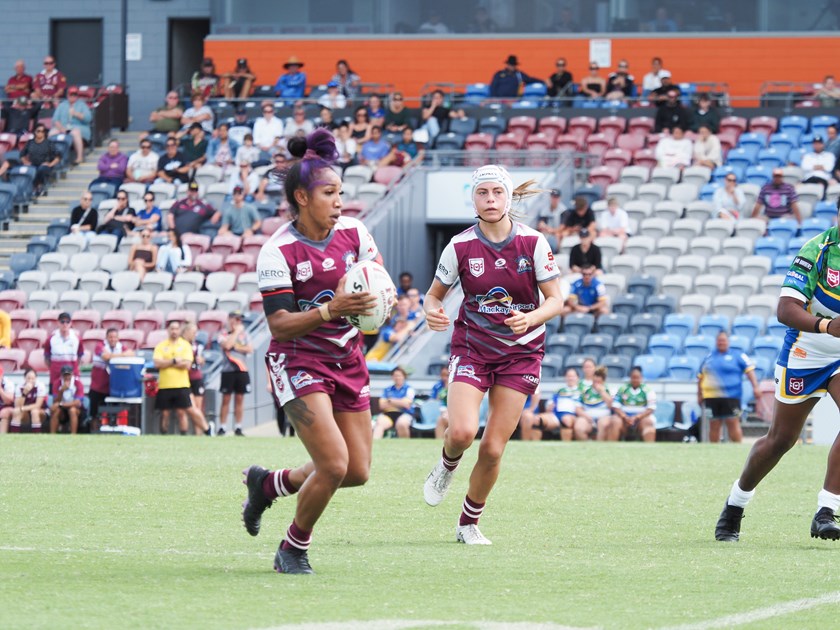 Mackay started strongly against Townsville in the women's match on Monday. Photo: Marty Strecker