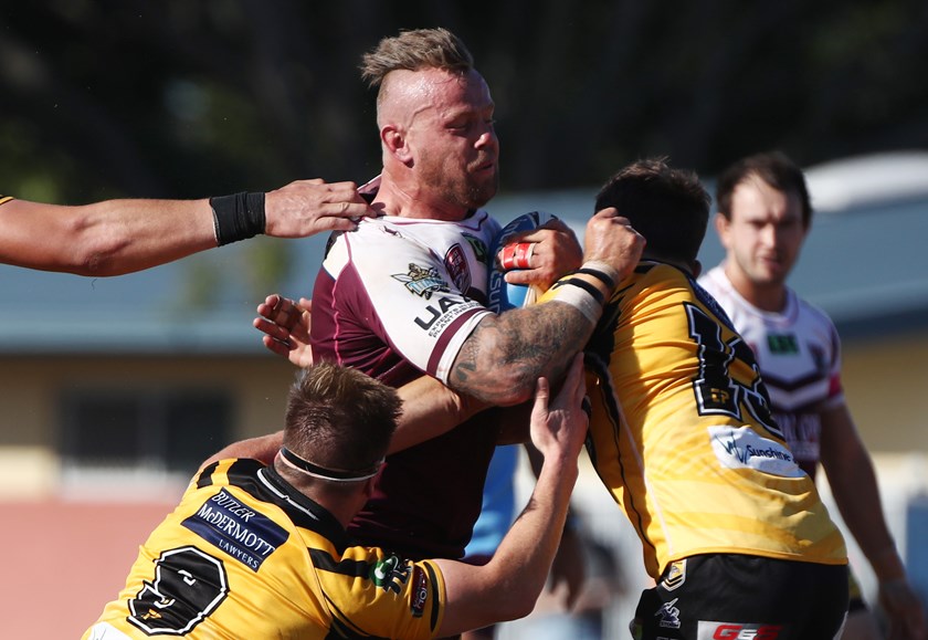Luke Page in action. Photo: QRL Media