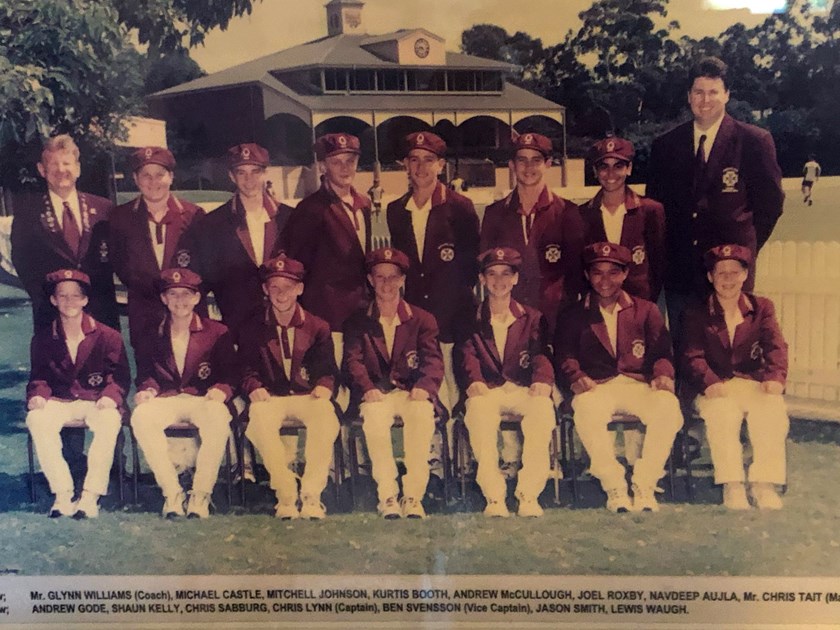 The Queensland Under 12 cricket side featuring Lynn.