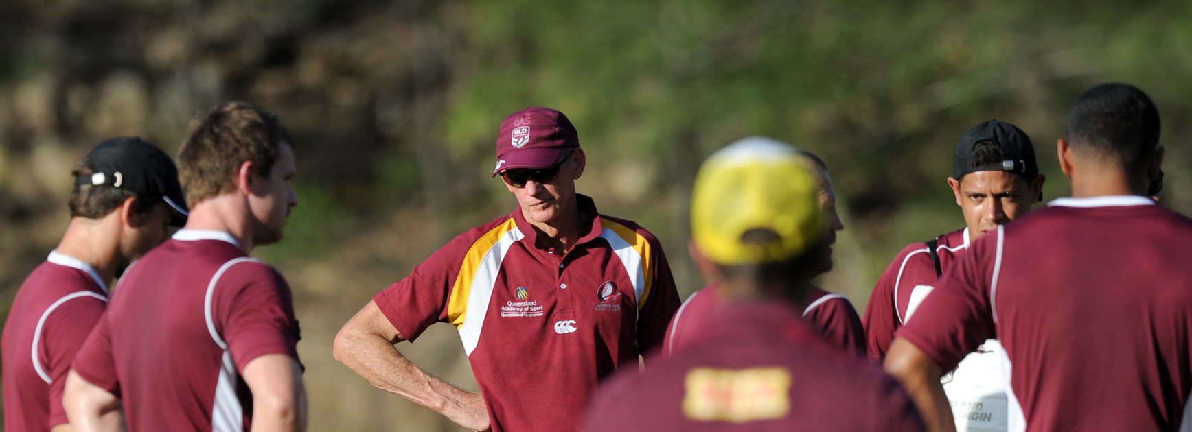 Wayne Bennett at a QAS session in 2015.