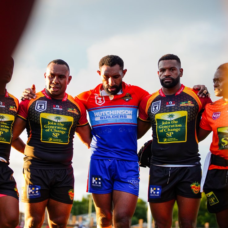 PNG Prime Minister witness to Hunters victory over Clydesdales