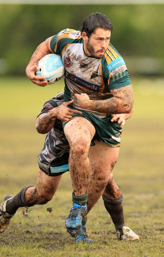 Nat Neale in action during his debut season in 2011. Photo: QRL