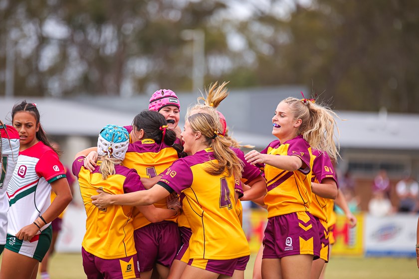 The 2023 Queensland Under 17 City v Country girls' match. Photo: Erick Lucero/QRL