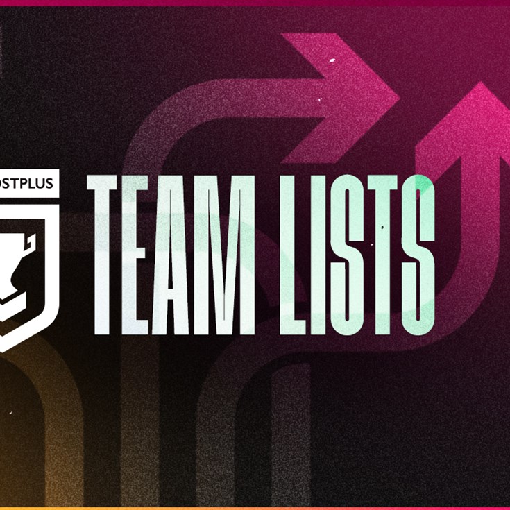 Round 4 Hostplus Cup team lists