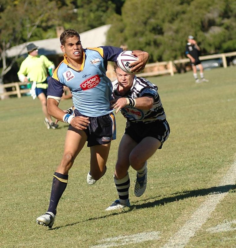Greg Inglis in action for Norths. 