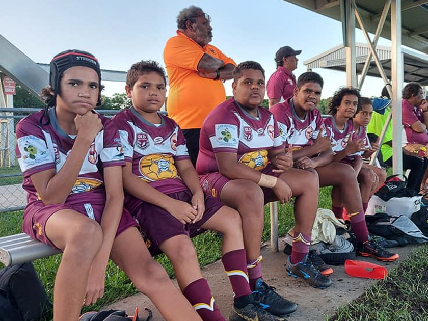All smiles at a Yarrabah home game.