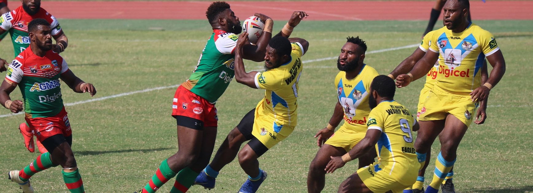 Rabaul Gurias and Mount Hagan in Round 1 of the Digicel Cup. Photo: PNG Hunters Media