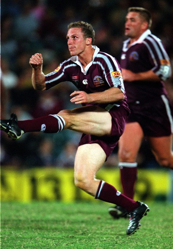 Darren Lockyer in 2001. Photo: NRL Images