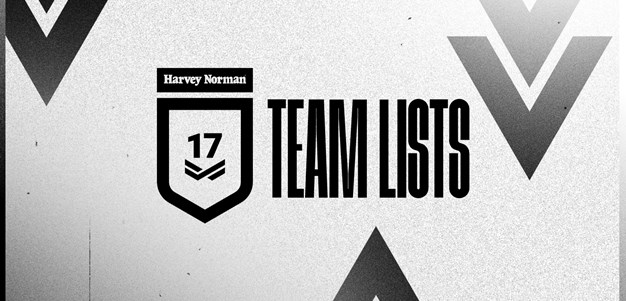 Round 1 Harvey Norman Under 17 team lists