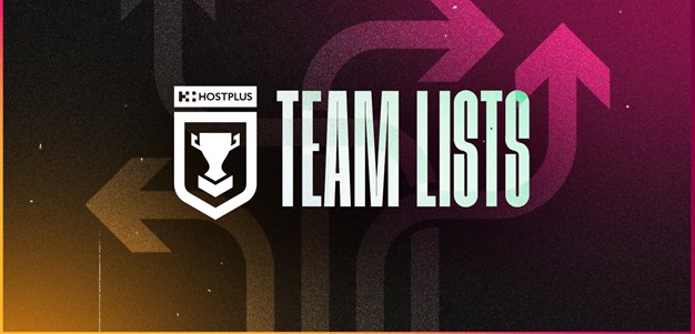 Round 12 Hostplus Cup team lists