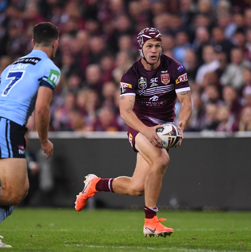 Kalyn Ponga in action at Suncorp Stadium. Photo: NRL Images