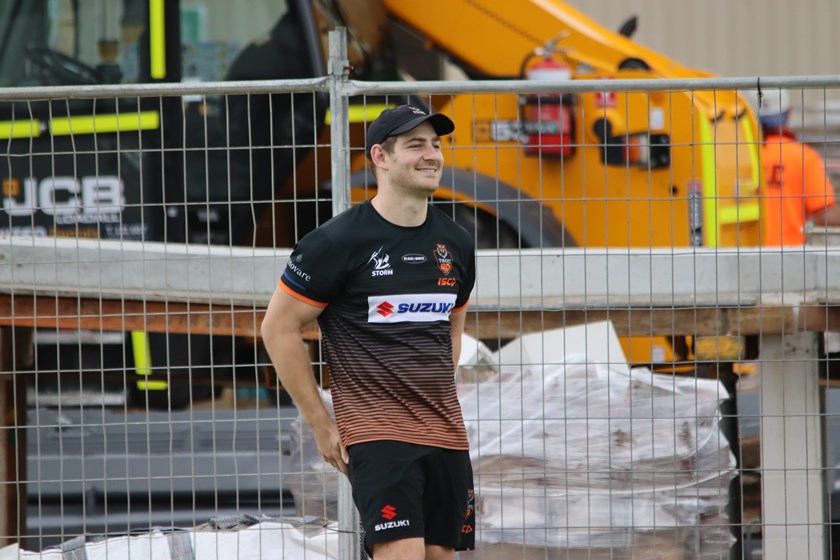 Ryley Jacks at Brisbane Tigers pre-season training. Photo: Brisbane Tigers Media/QRL
