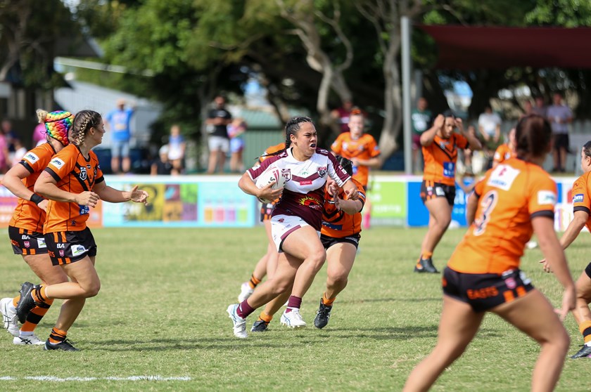 Dannii Perese in action. Photo: Rikki-Lee Arnold/QRL