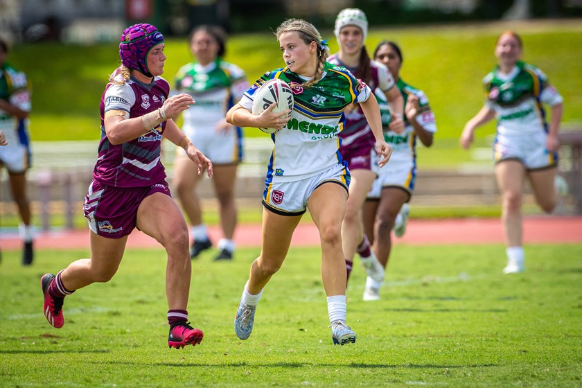 Townsville in action against Mackay on Sunday. Photo: Dom Chaplin/QRL