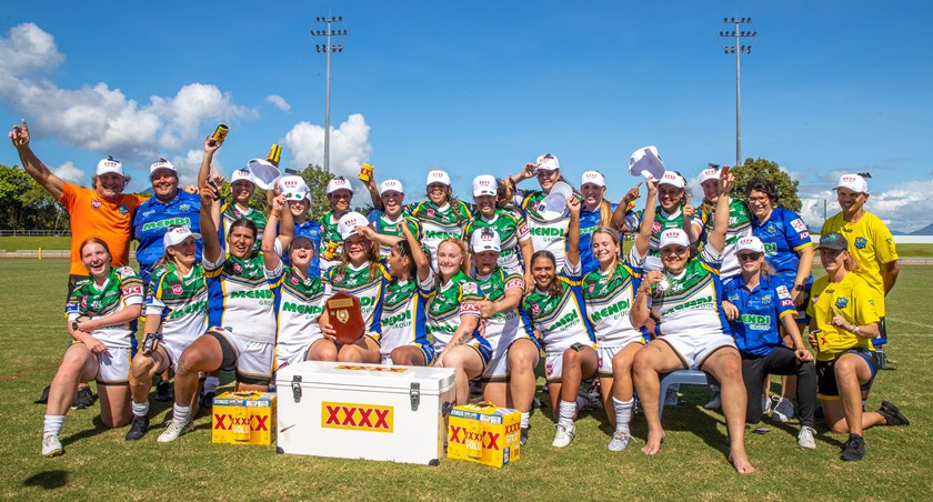 Townsville beat both Cairns and Mackay to win the women's competition. Photo: Dom Chaplin/QRL