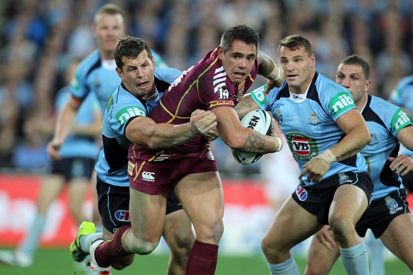 Donning maroon. Photo: NRL Images