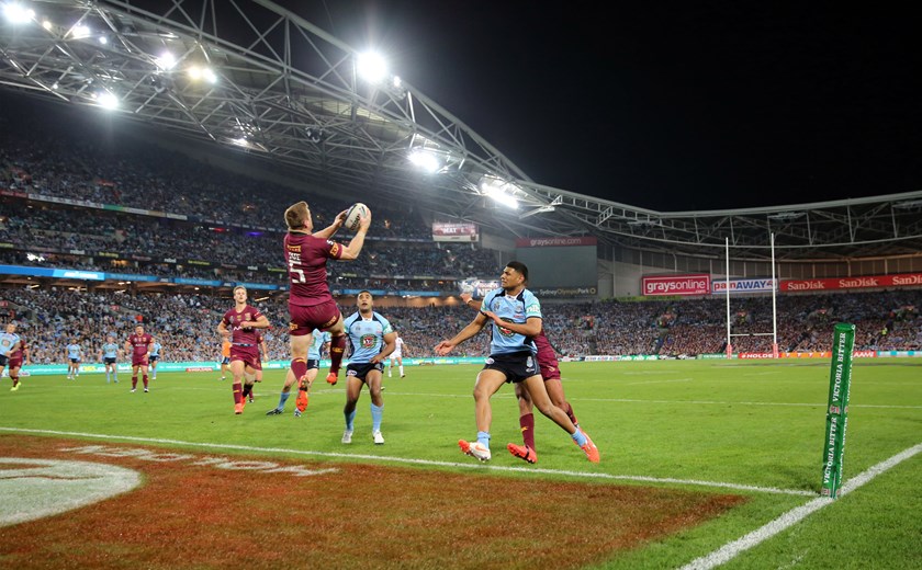 In the Origin arena. Photo: NRL Images