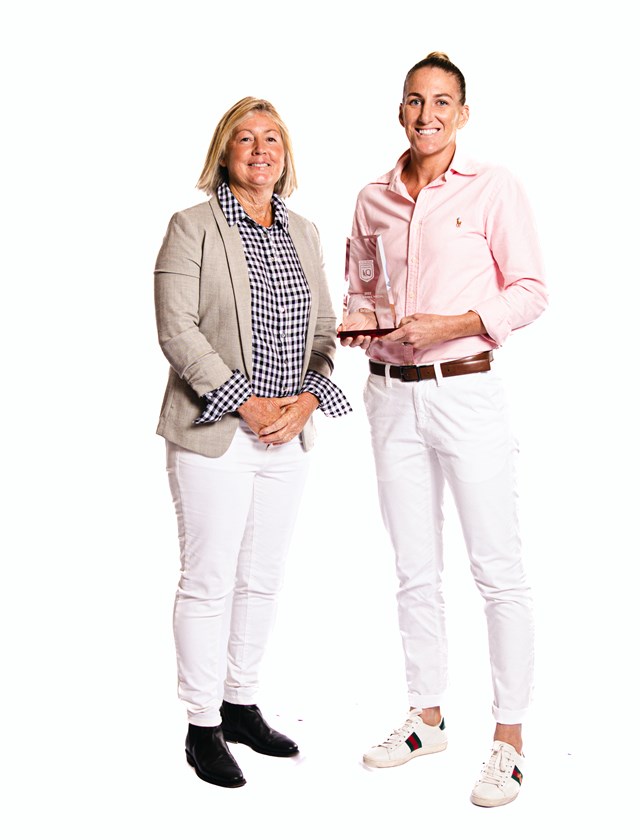 Annie Banks and Ali Brigginshaw. Photo: Erick Lucero/QRL