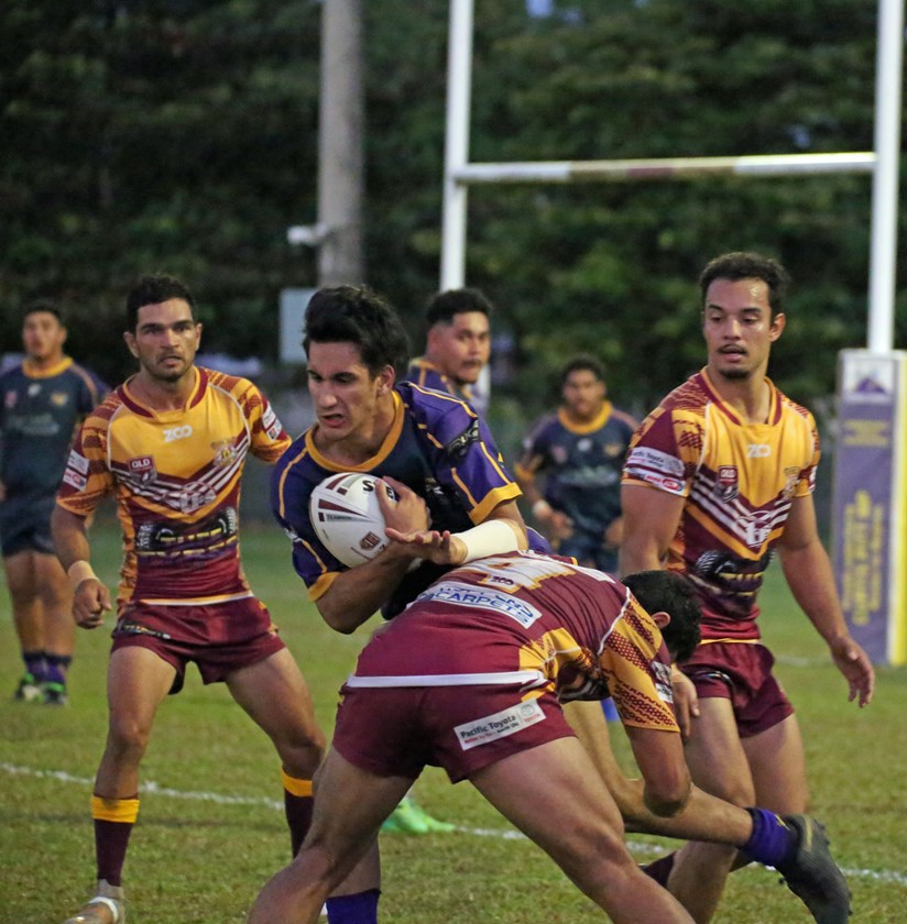 Jymaal Mellor-King playing A grade for Edmonton Storm in 2019. Photo: Maria Girgenti