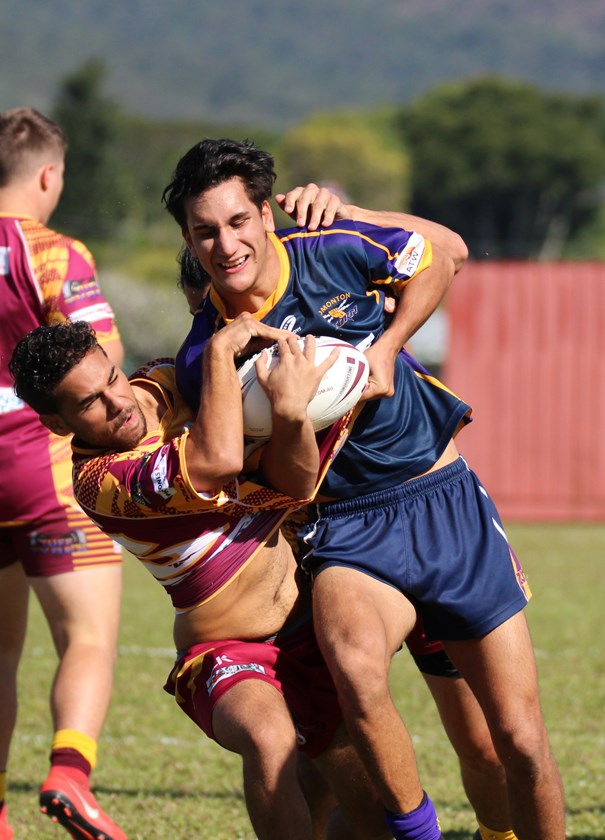 Jymaal Mellor-King in action for Edmonton in 2019. Photo: Maria Girgenti