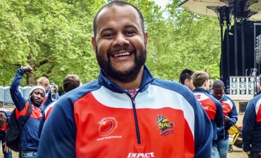 Eric 'Sonny' Mellor in his Norway kit.