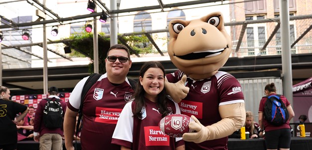 In pictures: Harvey Norman Queensland Maroons fan fest