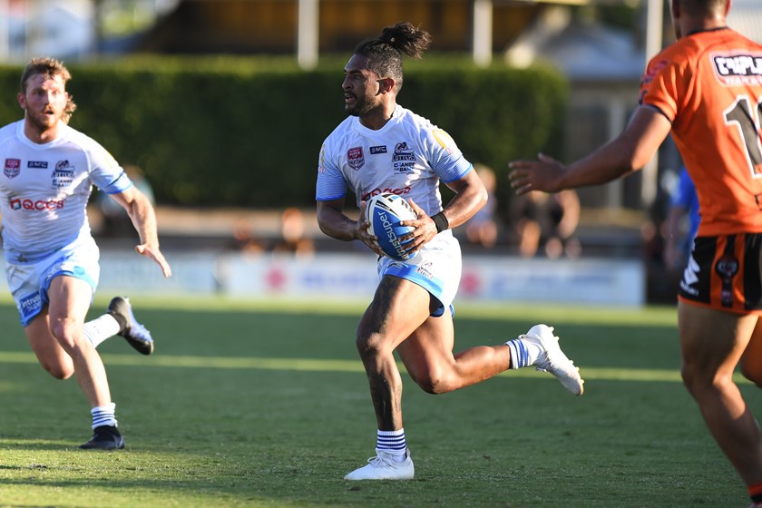 Mackay Cutters back Yamba Bowie. Photo: QRL Media