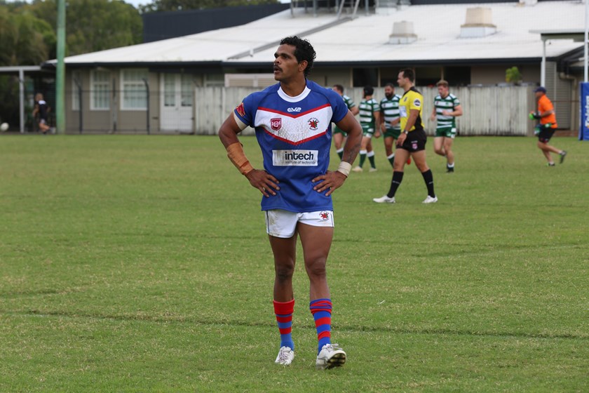 Michael Purcell plays for Brisbane Blue in last year's XXXX Chairman's Challenge.