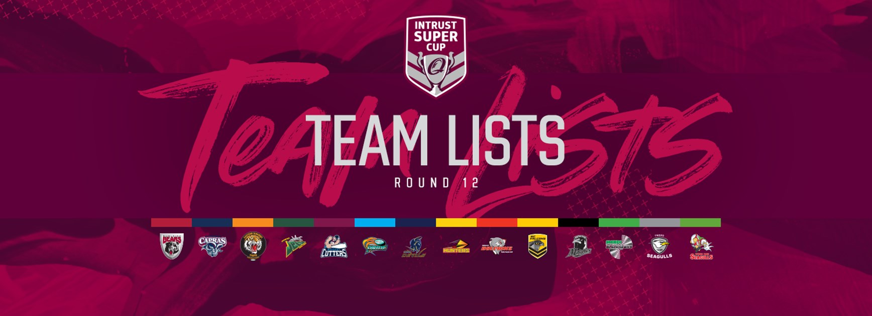 Intrust Super Cup Round 12 team lists