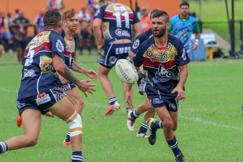 South West Emus in action. Photo: Cameron Stallard / QRL