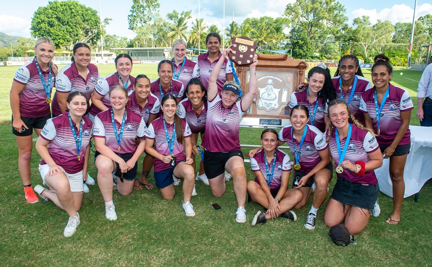 Mackay took out the women's draw at the 2022 XXXX Foley Shield. Photo: Scott Radford-Chisholm/QRL