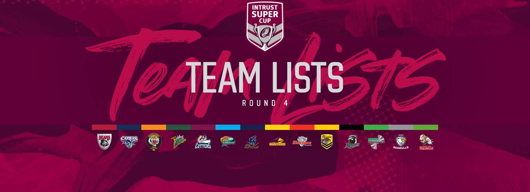 Round 4 Intrust Super Cup teams