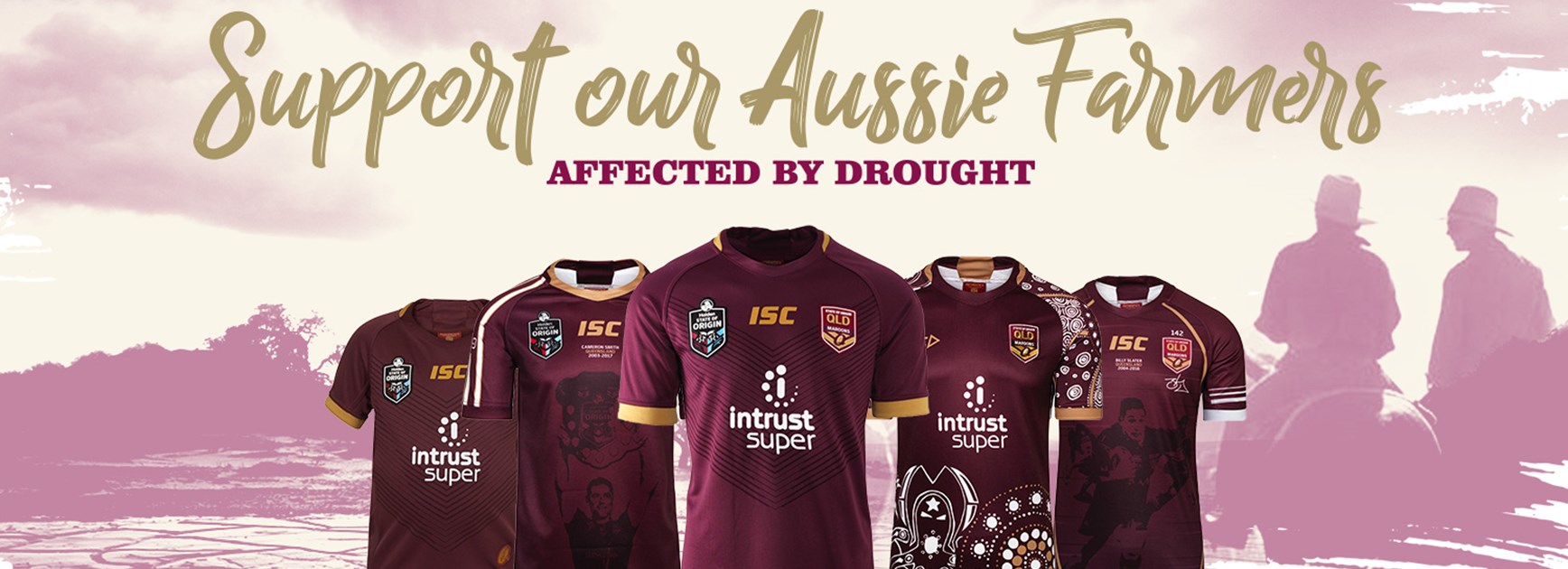 Maroons jersey sales to support Aussie farmers