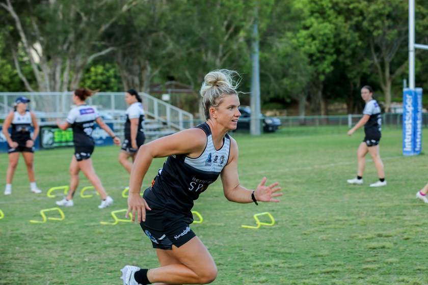 Paige Parker at Tweed training. Photo: Rikki-Lee Arnold/QRL