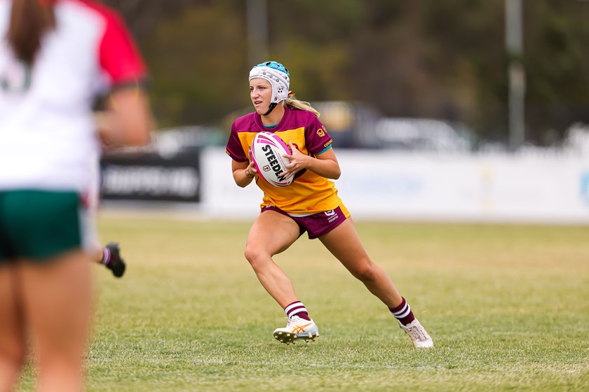 Player of the match Chloe Pallisier in action. Photo: Erick Lucero/QRL