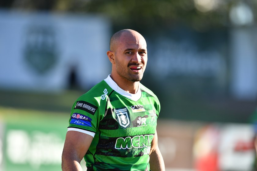 Kaufusi playing for the Blackhawks this year. Photo: Vanessa Hafner/QRL