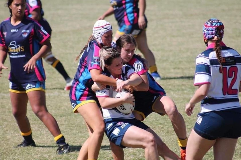 Action from the Mackay women's competition. Photo: Supplied