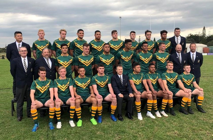 The 2018 Australian 18 Years Schoolboys team. Photo: Submitted