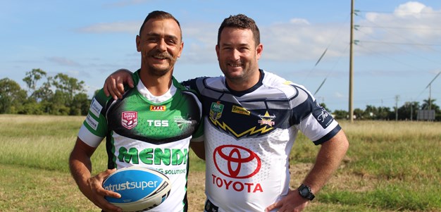 Cowboys and Townsville Old Boys suit up for charity match
