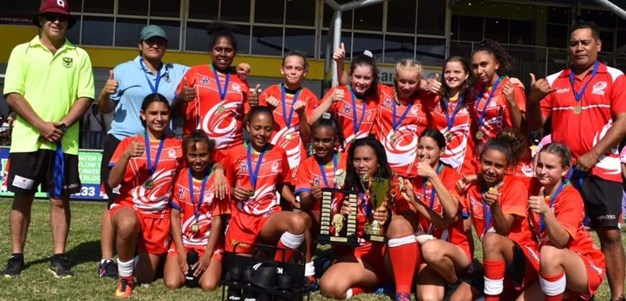 Southern Cyclones Under 14 girls win premiership
