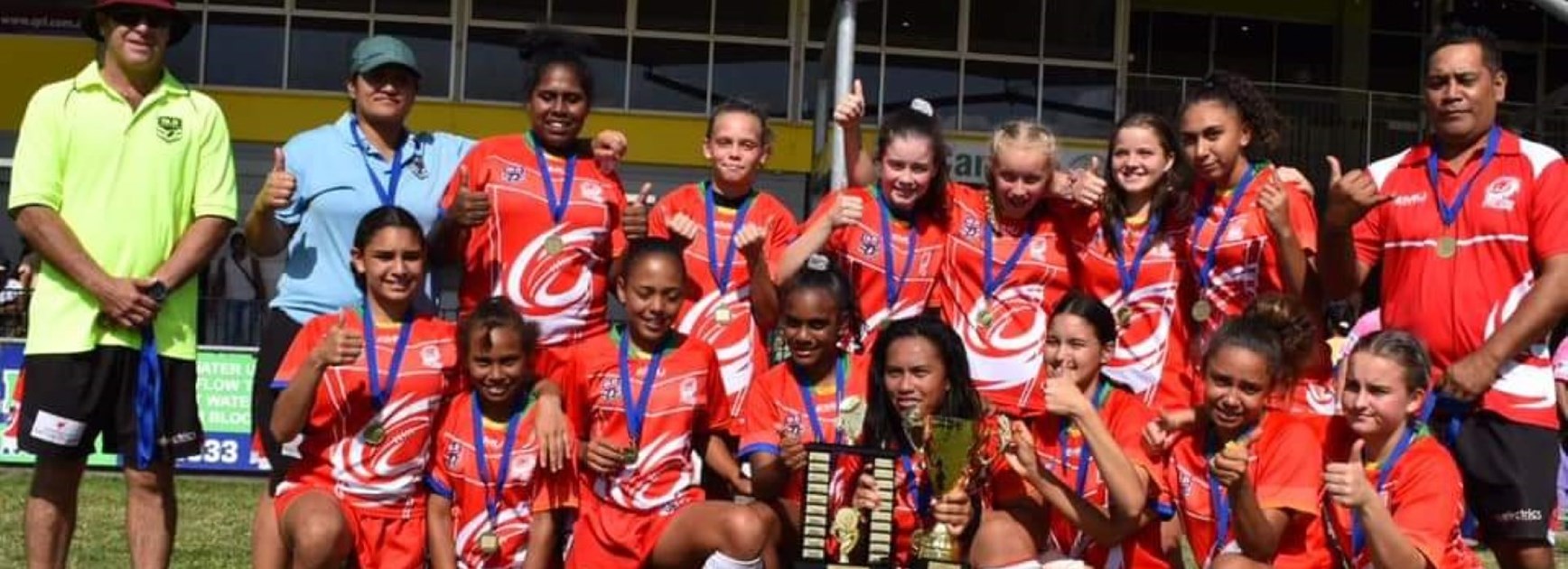 Southern Cyclones Under 14 girls win premiership