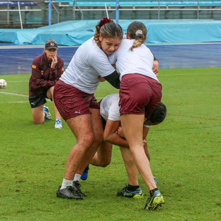 In pictures: Queensland Under 19 girls dig deep during camp