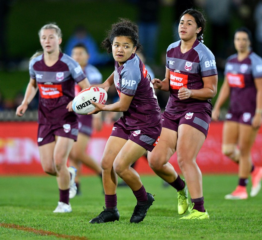 Playing for Queensland in 2019. Photo: NRL Imagery