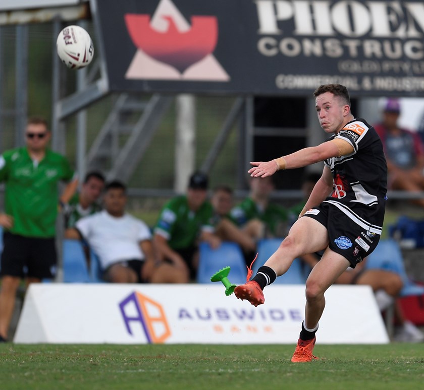 Tom Weaver in action for Tweed Seagulls. Photo: Ian Hitchcock/QRL