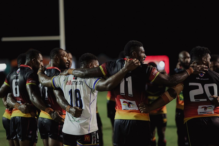 After the game. Photo: Erick Lucero/QRL