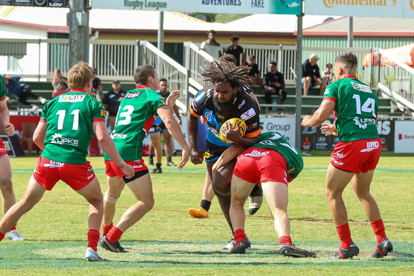 Northern Pride went down to Wynnum Manly in Round 1. Photo: Jorja Brinums/QRL