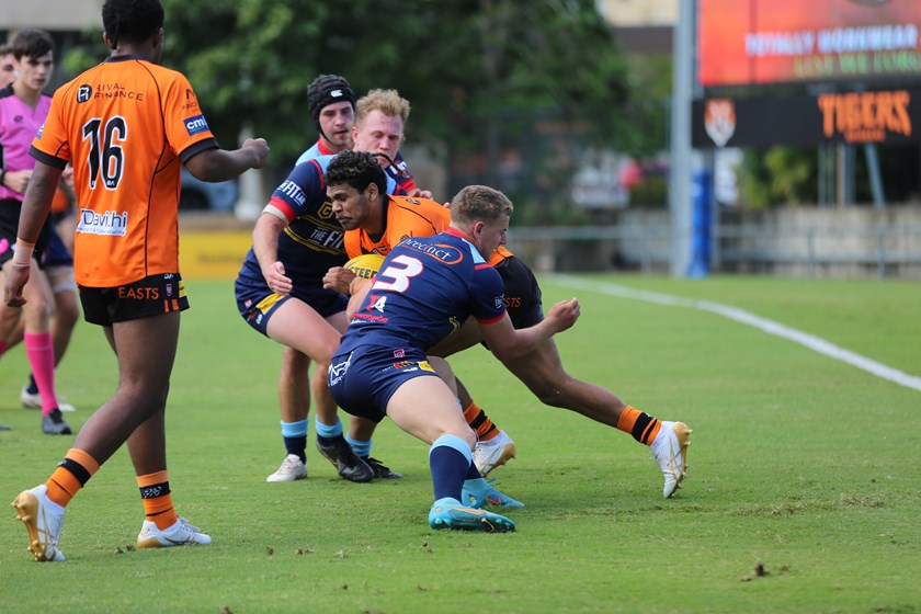 Brisbane Tigers beat the Western Clydesdales in Round 1. Photo: Rikki-Lee Arnold/QRL